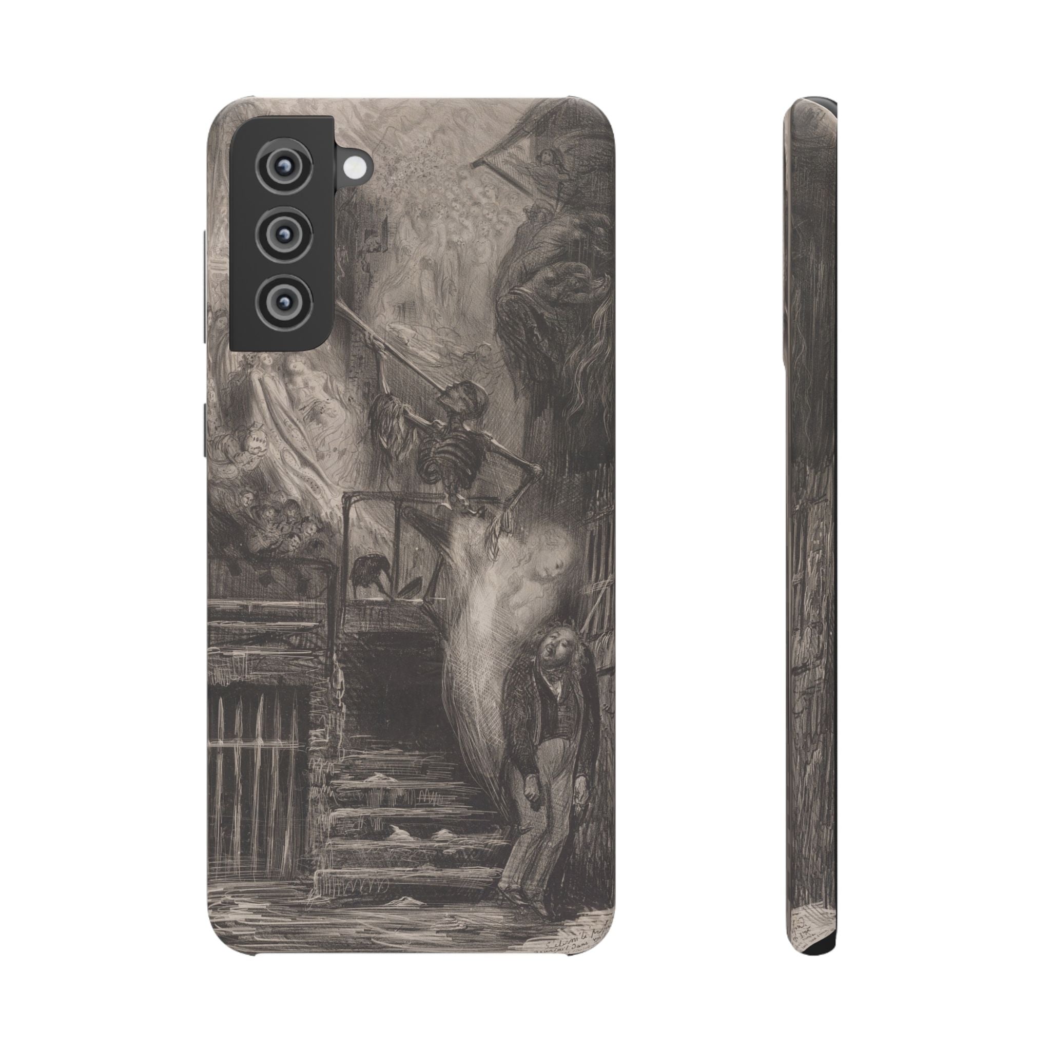La Rue de la Vieille Lanterne (The Suicide of Gérard de Nerval) by Gustave Doré - Samsung Slim Case