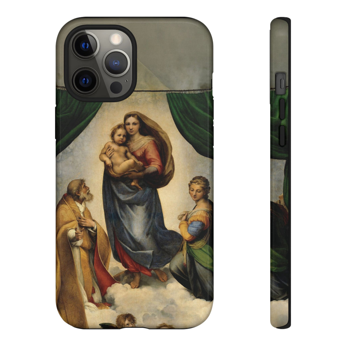 The Sistine Madonna by Raphael Sanzio - iPhone Tough Case