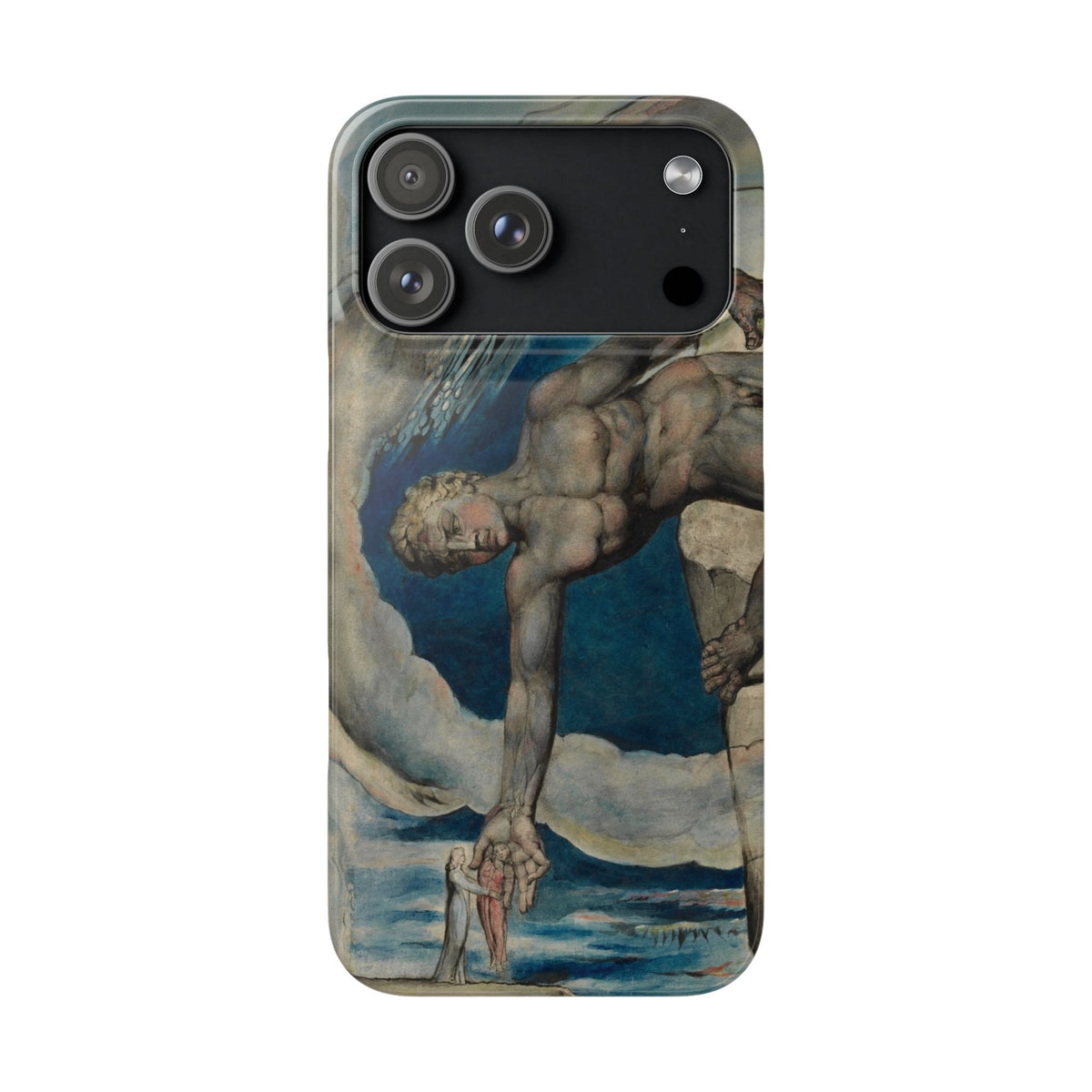 Antaeus setting down Dante and Virgil in the Last Circle of Hell by William Blake - iPhone Slim Case