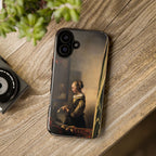 Mädchen das einen Brief am offenen Fenster liest von Jan Vermeer - Robuste iPhone Hülle