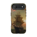 Ships at Night by Edward Moran - iPhone Tough Case