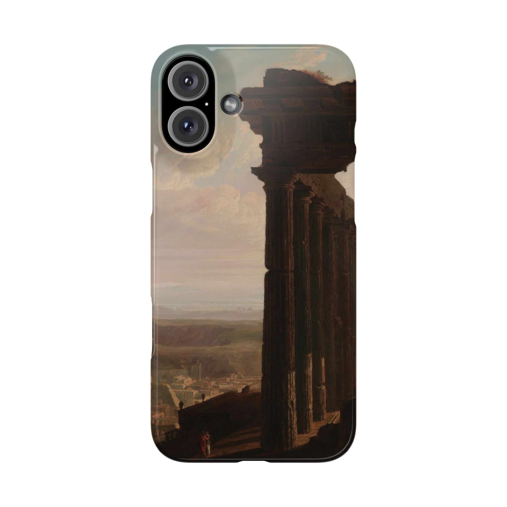 Ruins of an Ancient City by John Martin - iPhone Slim Case