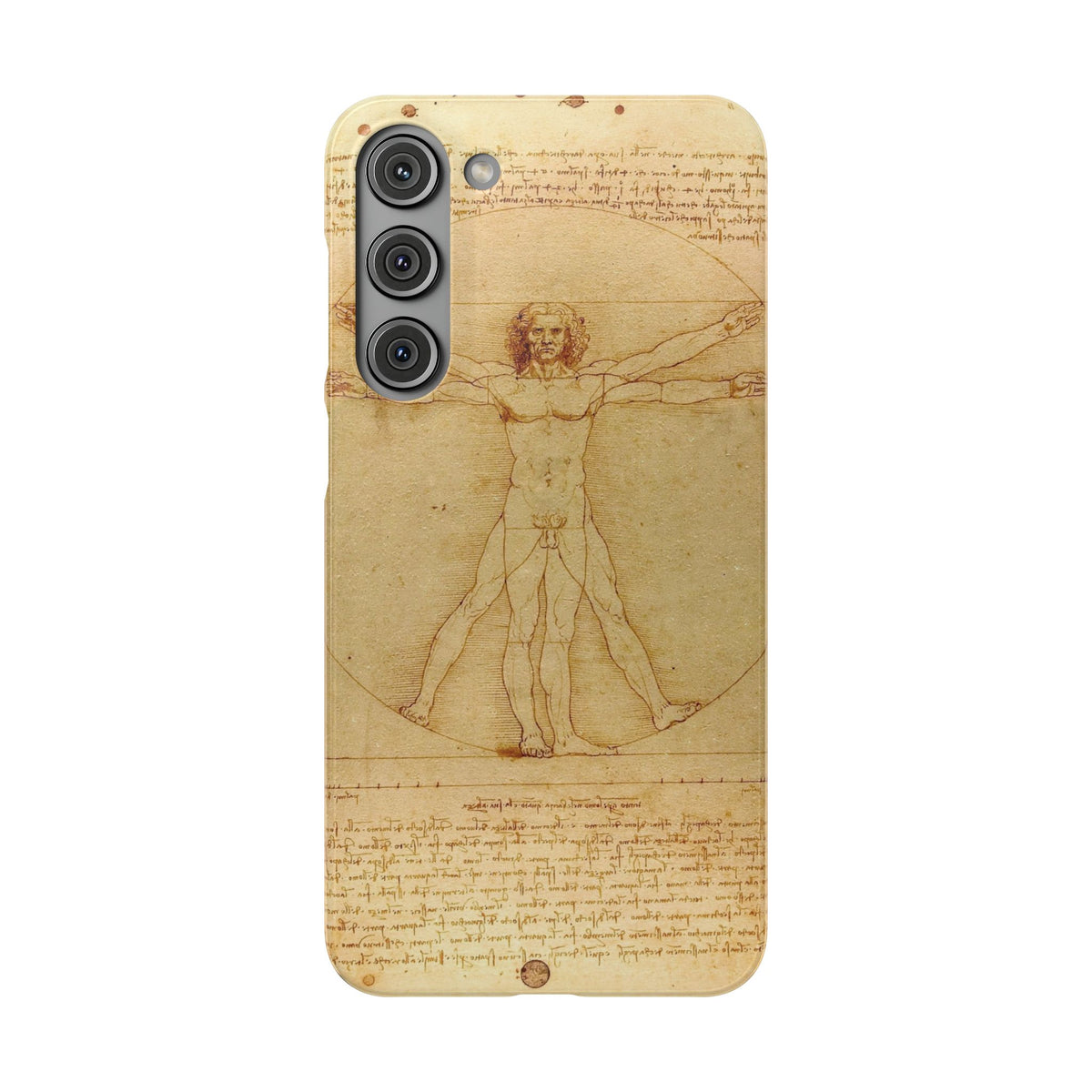 The Vitruvian Man by Leonardo da Vinci - Samsung Slim Case