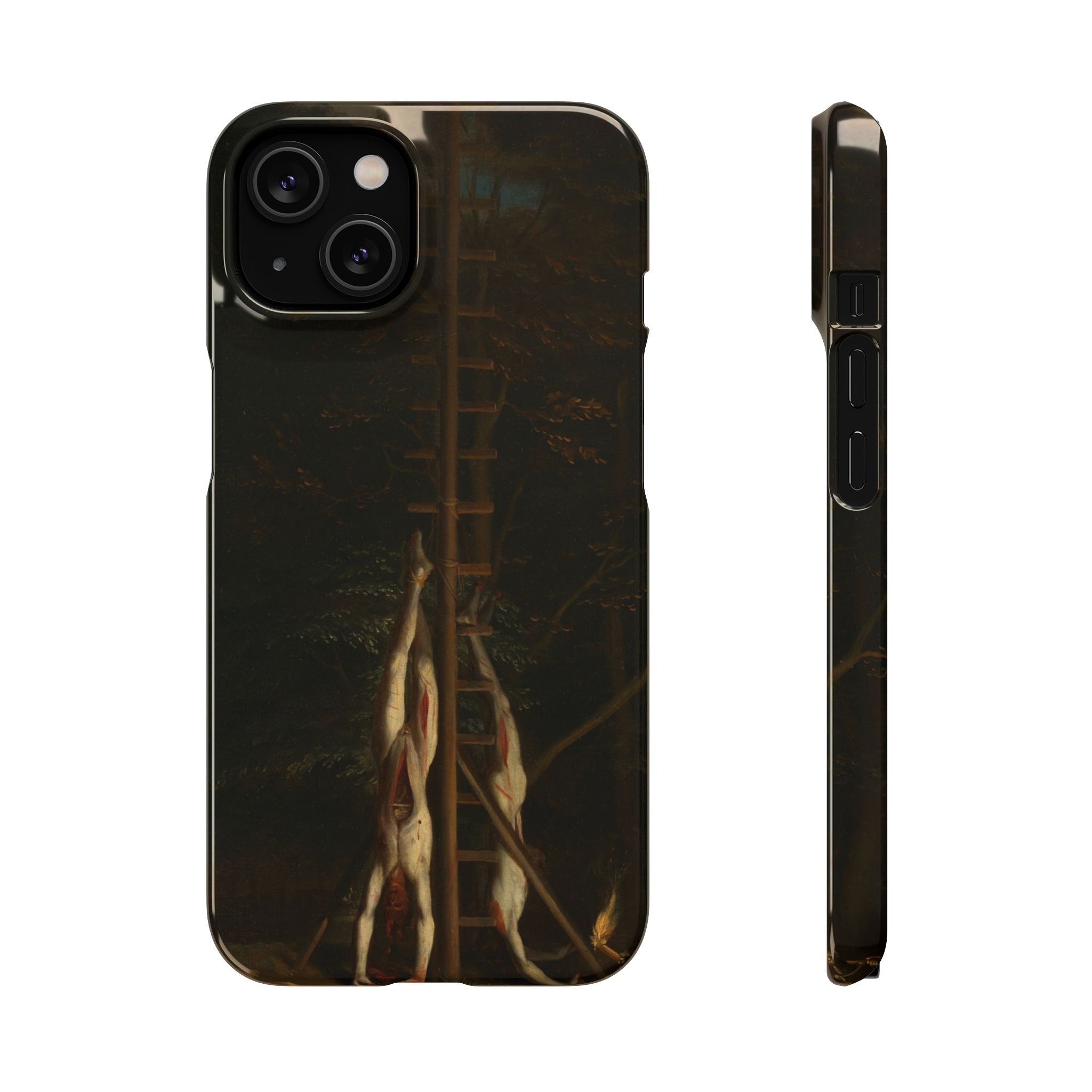 The Corpses of the De Witt Brothers by Jan de Baen - iPhone Slim Case