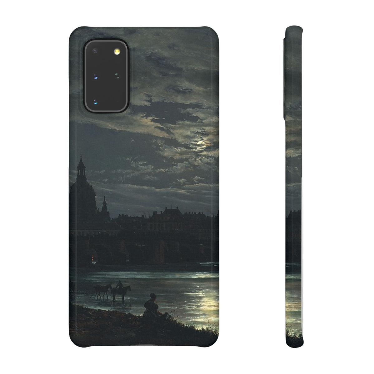 View of Dresden by Moonlight by Johan Dahl - Samsung Slim Case