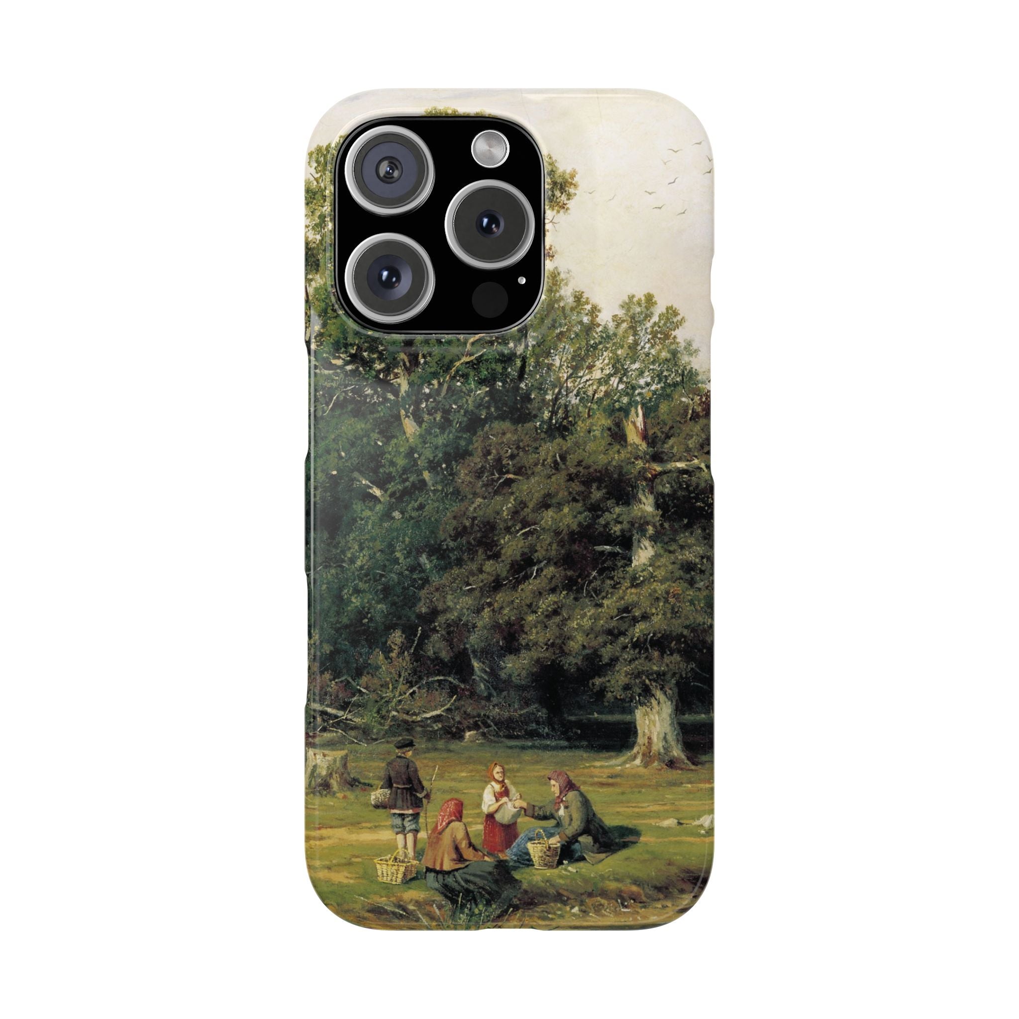 For Mushrooms by Ivan Ivanovich Shishkin - iPhone Slim Case