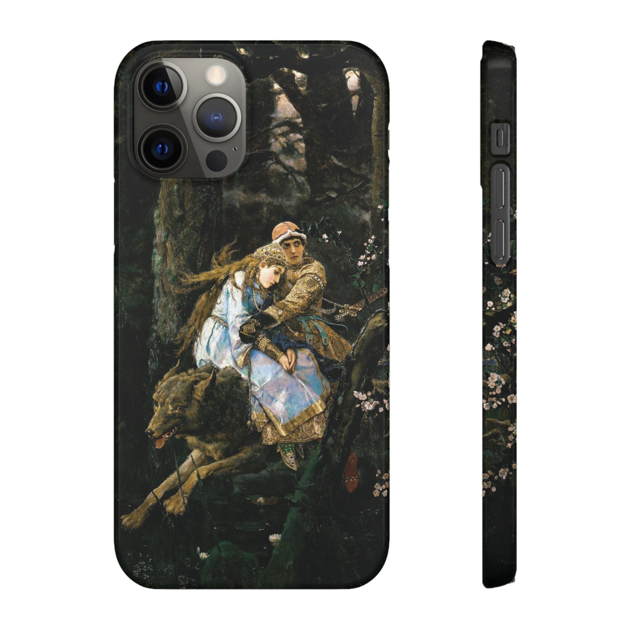 Ivan Tsarevich Riding the Grey Wolf by Viktor Vasnetsov - iPhone Slim Case