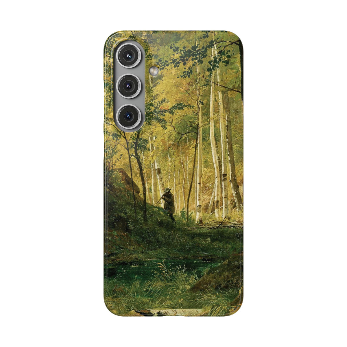 Landscape with a Hunter Valaam Island by Ivan Ivanovich Shishkin - Samsung Slim Case