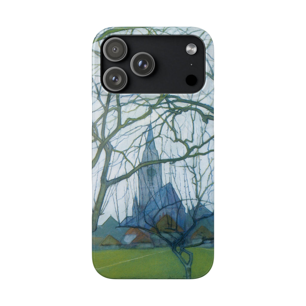 St Jacobs Church by Piet Mondrian - iPhone Slim Case