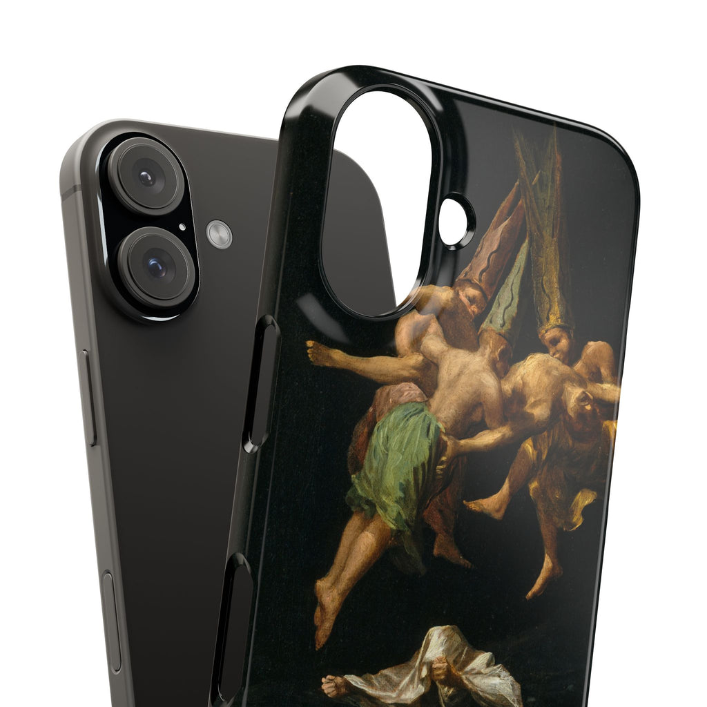 Witches’ Flight by Francisco de Goya - iPhone Slim Case