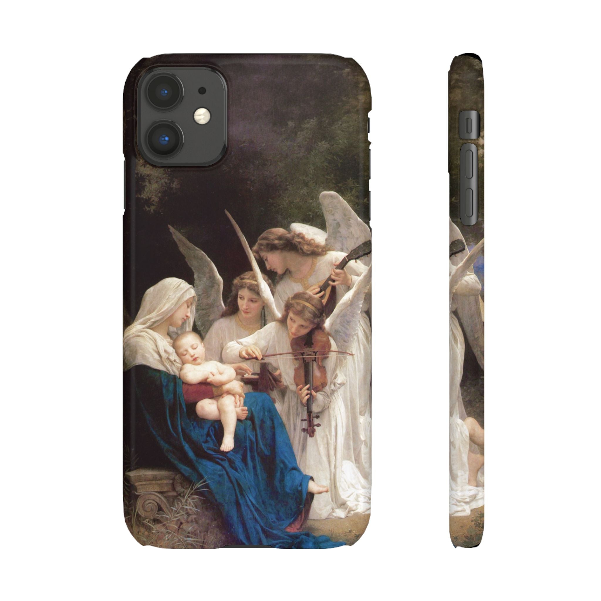 The Virgin of the angels by William-Adolphe Bouguereau - iPhone Slim Case