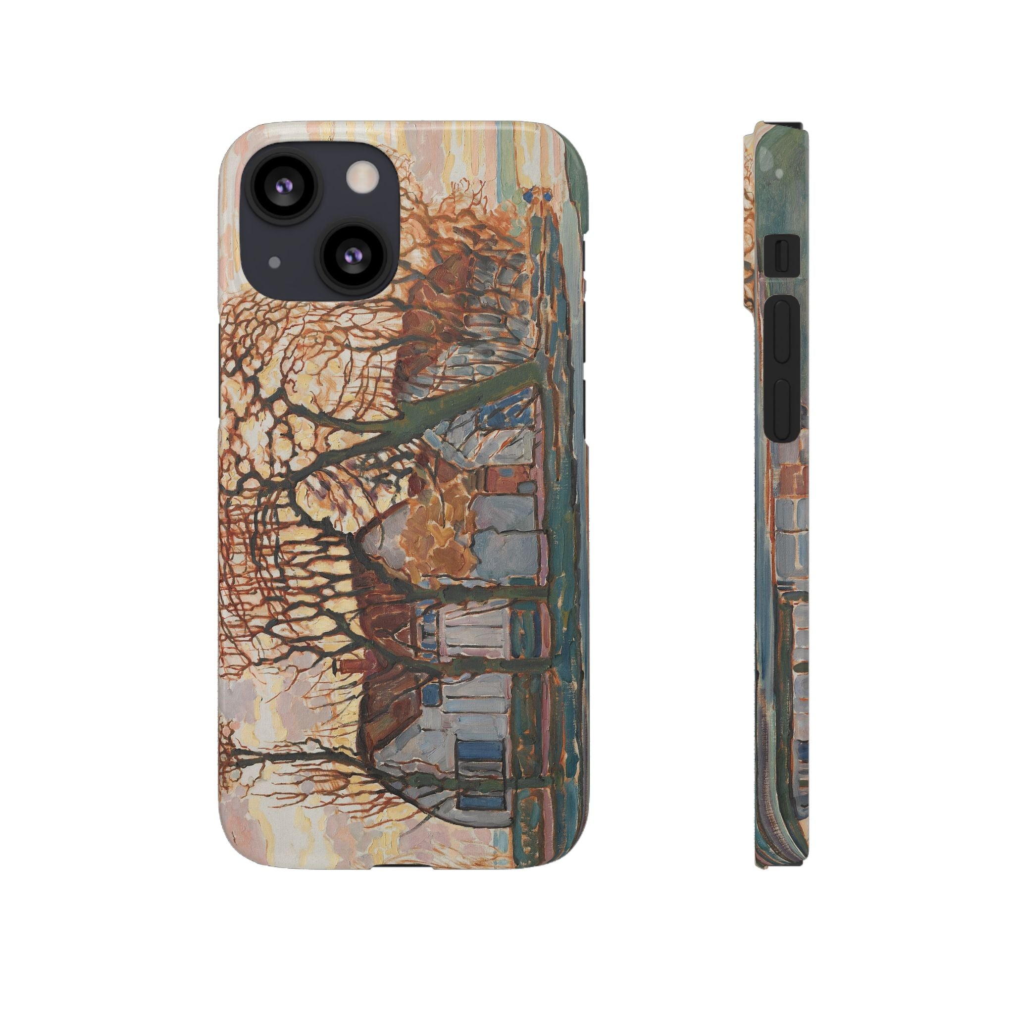 Farm near Duivendrecht by Piet Mondrian - iPhone Slim Case