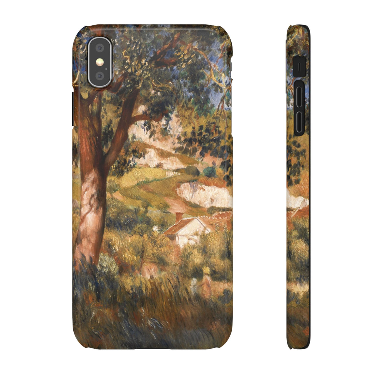 Paysage a La Roche Guyon by Pierre Auguste Renoir - iPhone Slim Case