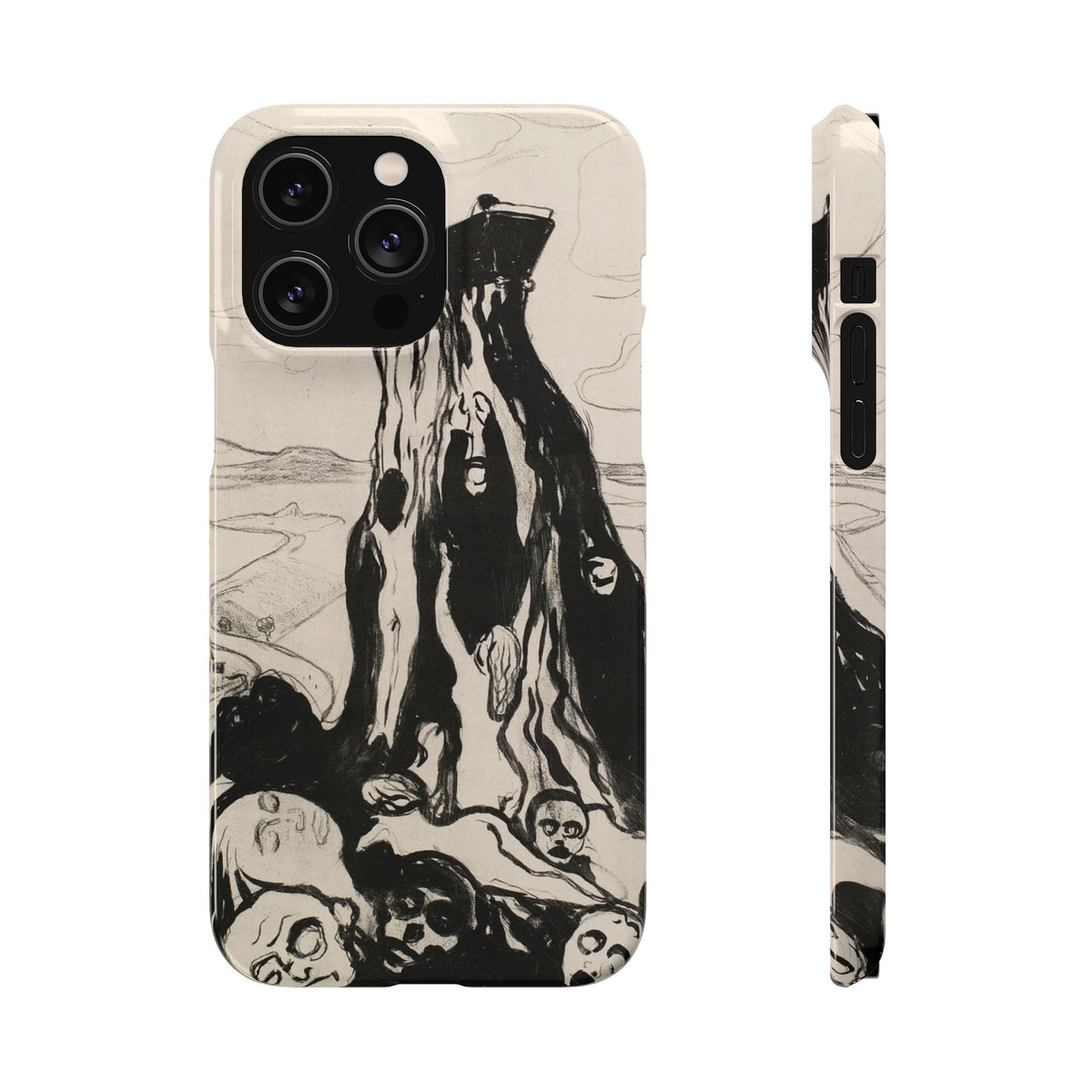 Funeral March by Edvard Munch - iPhone Slim Case
