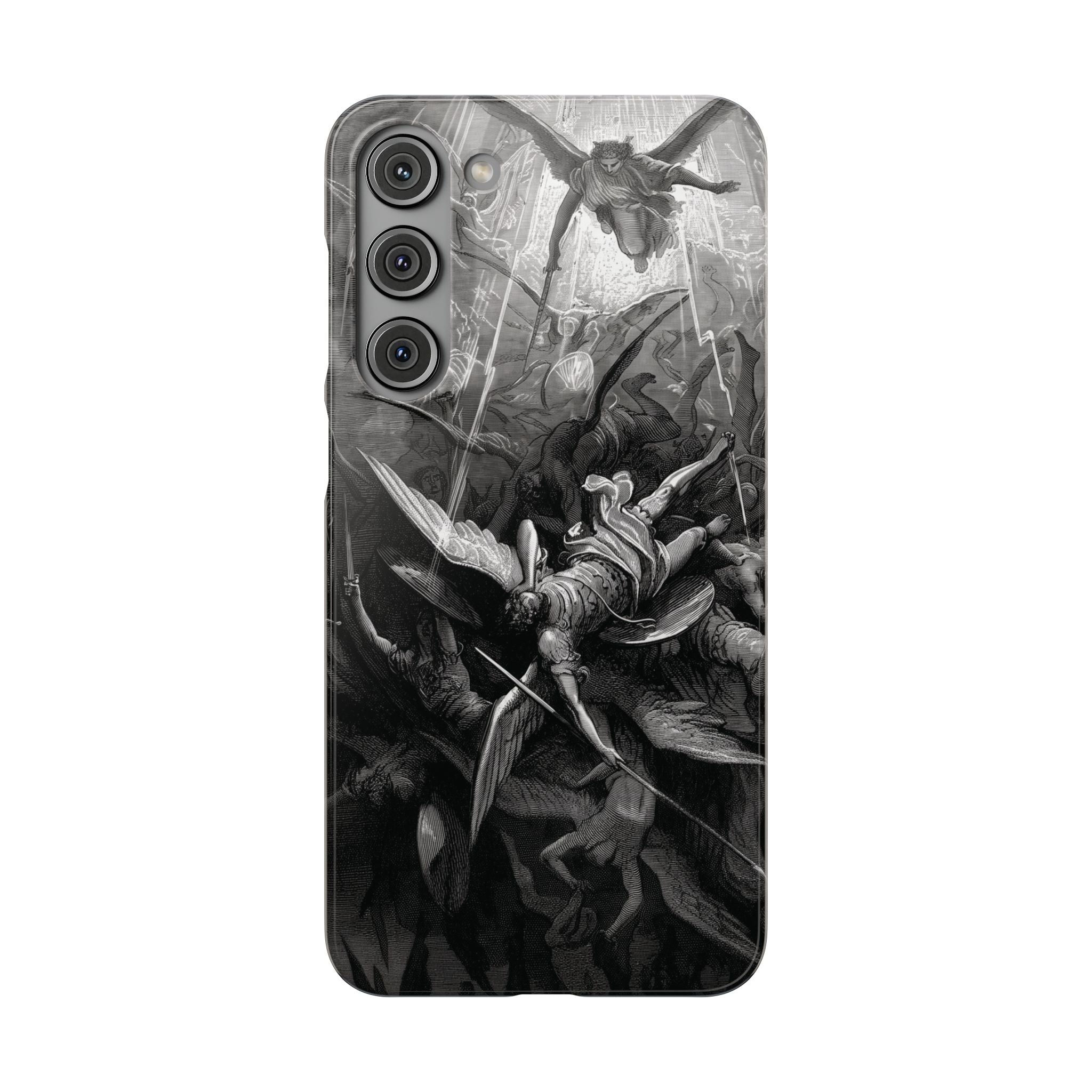 Paradise Lost |The Battle in Heaven by Gustave Doré - Samsung Slim Case