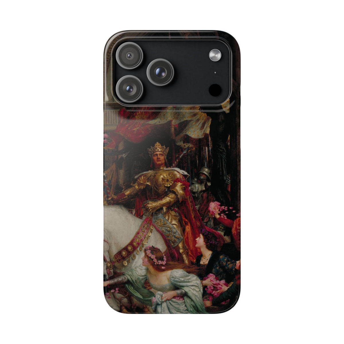 The Two Crowns by Frank Dicksee - iPhone Slim Case