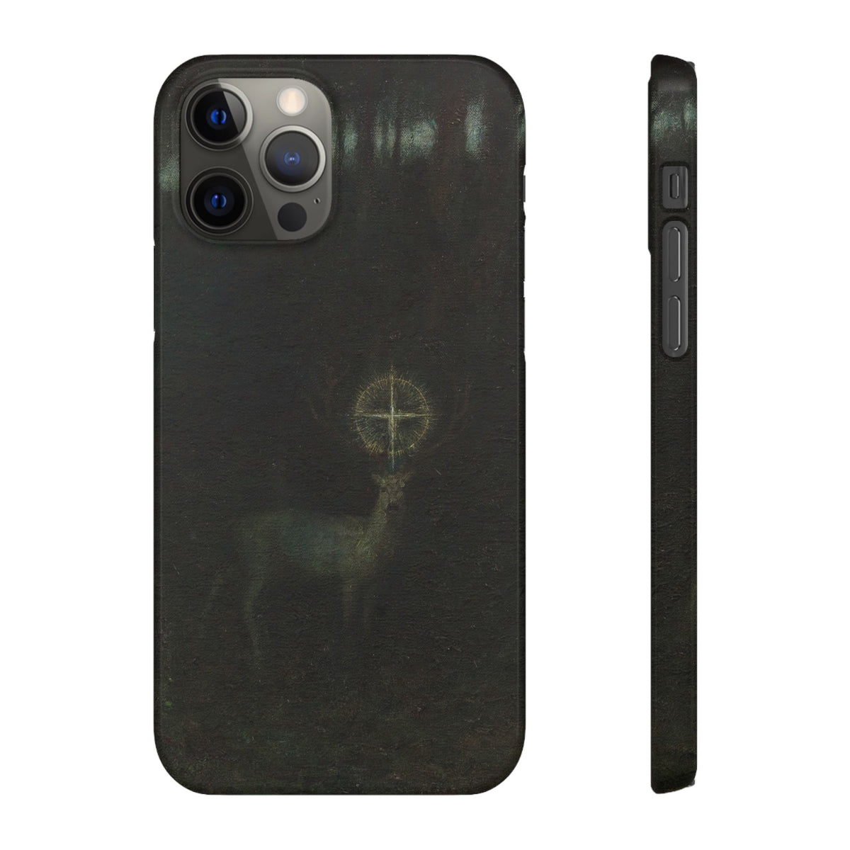 The Vision of Saint Hubert by Franz von Stuck - iPhone Slim Case