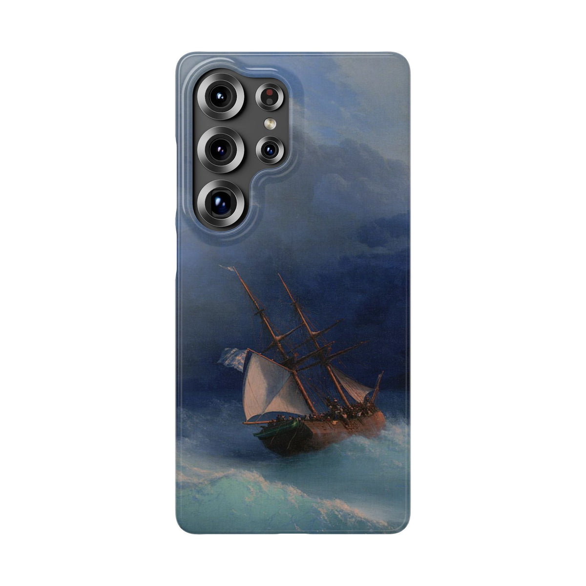 Along the Coast by Ivan Aivazovsky - Samsung Slim Case