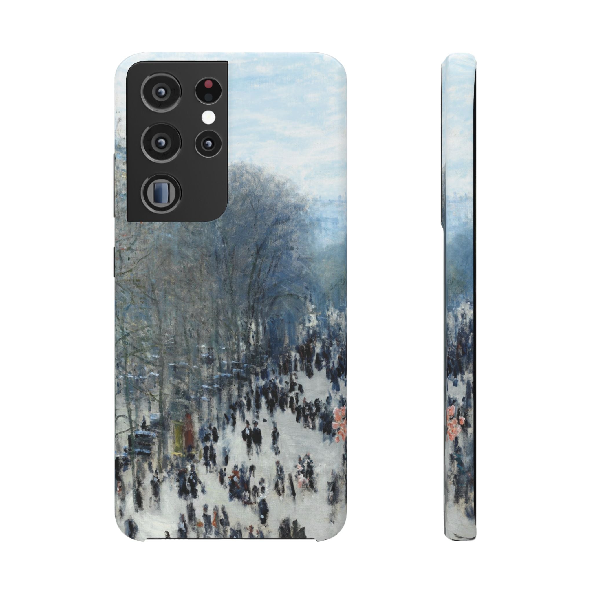 Boulevard des Capucines by Claude Monet - Samsung Slim Case