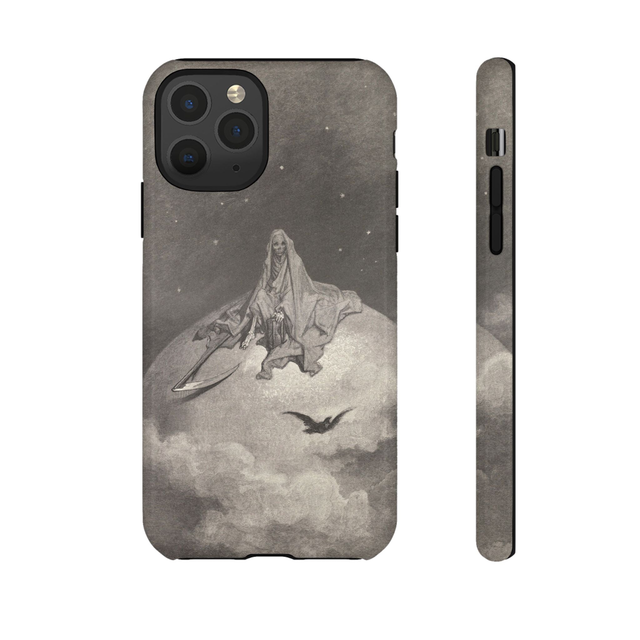 Doubting, dreaming dreams no mortal ever dared to dream before by Gustave Doré - iPhone Tough Case