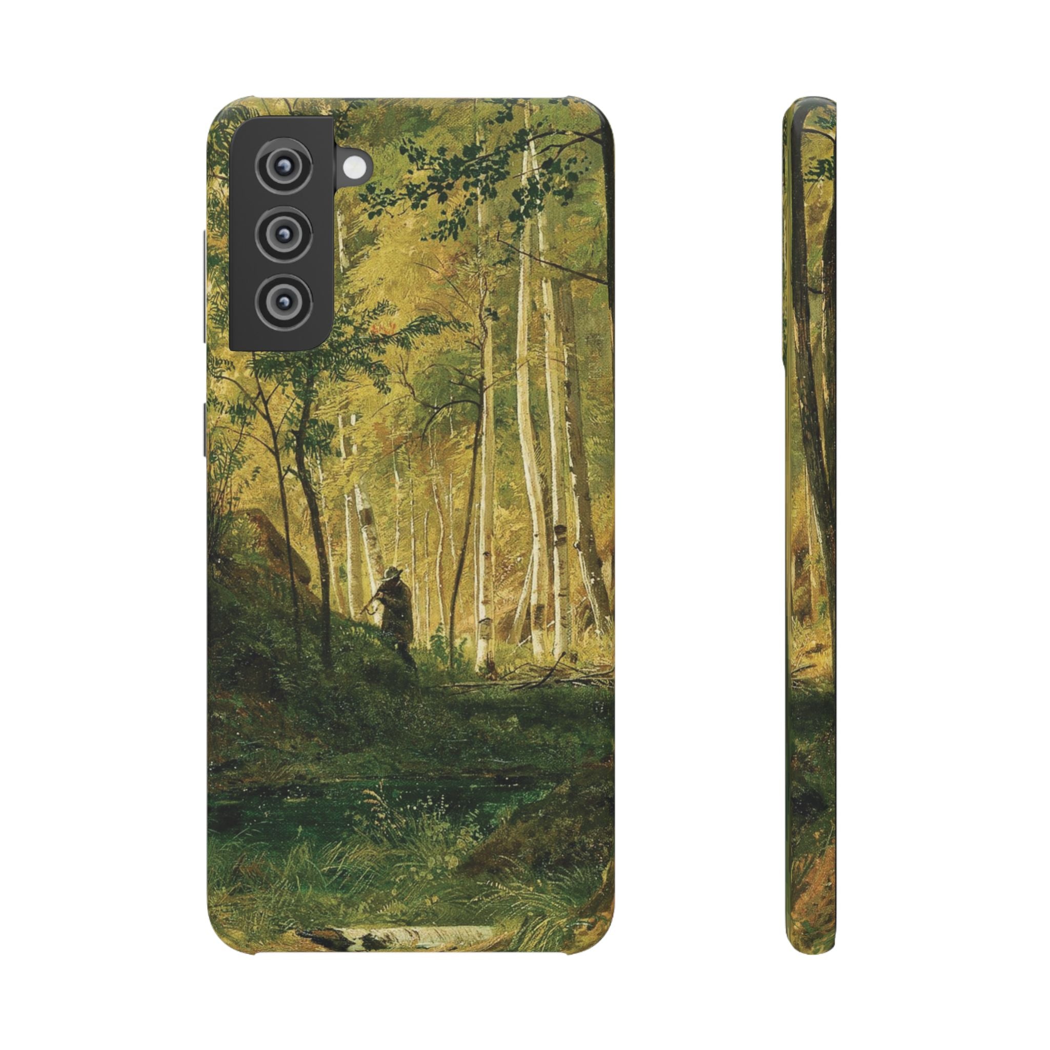 Landscape with a Hunter Valaam Island by Ivan Ivanovich Shishkin - Samsung Slim Case