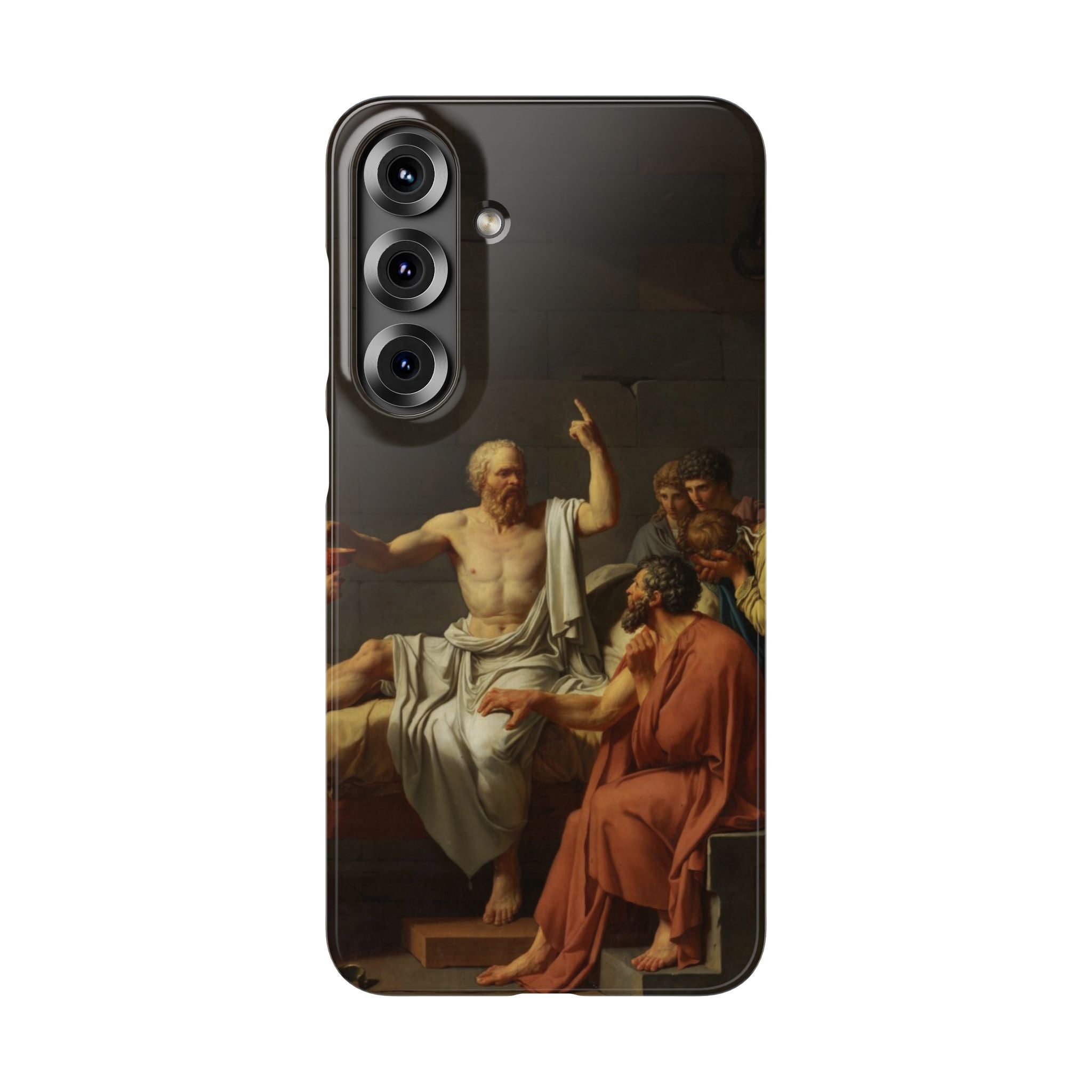 The Death of Socrates by Jacques-Louis David - Samsung Slim Case