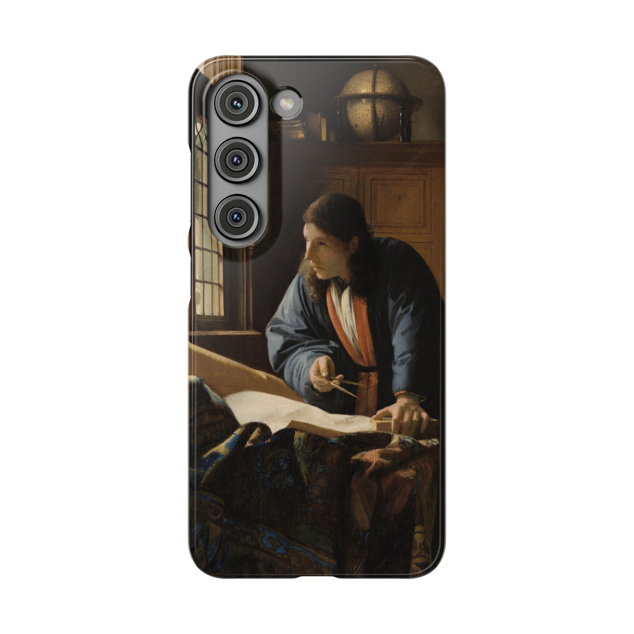 The Geographer by Johannes Vermeer - Samsung Slim Case