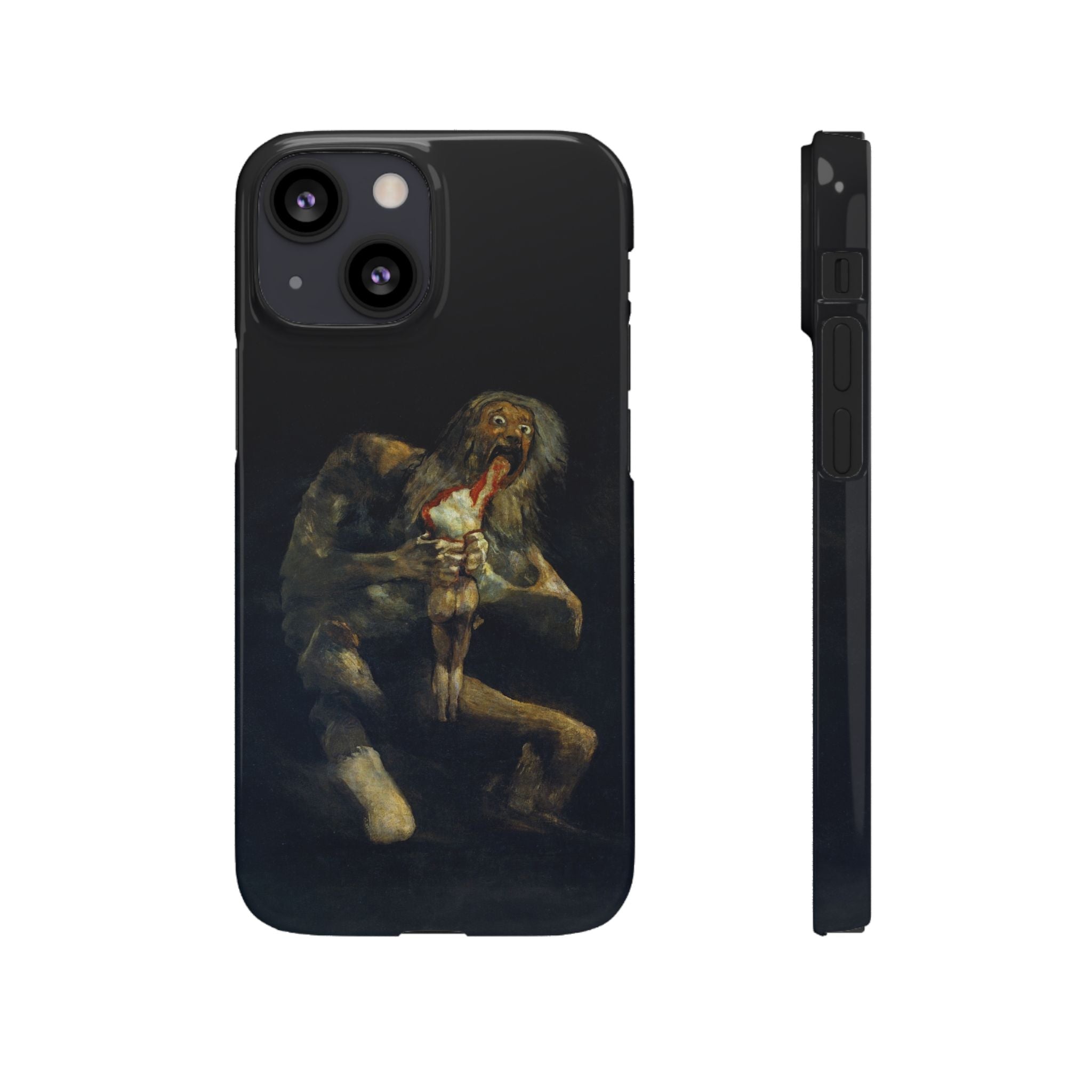 Saturn Devouring His Son by Goya - iPhone Slim Case