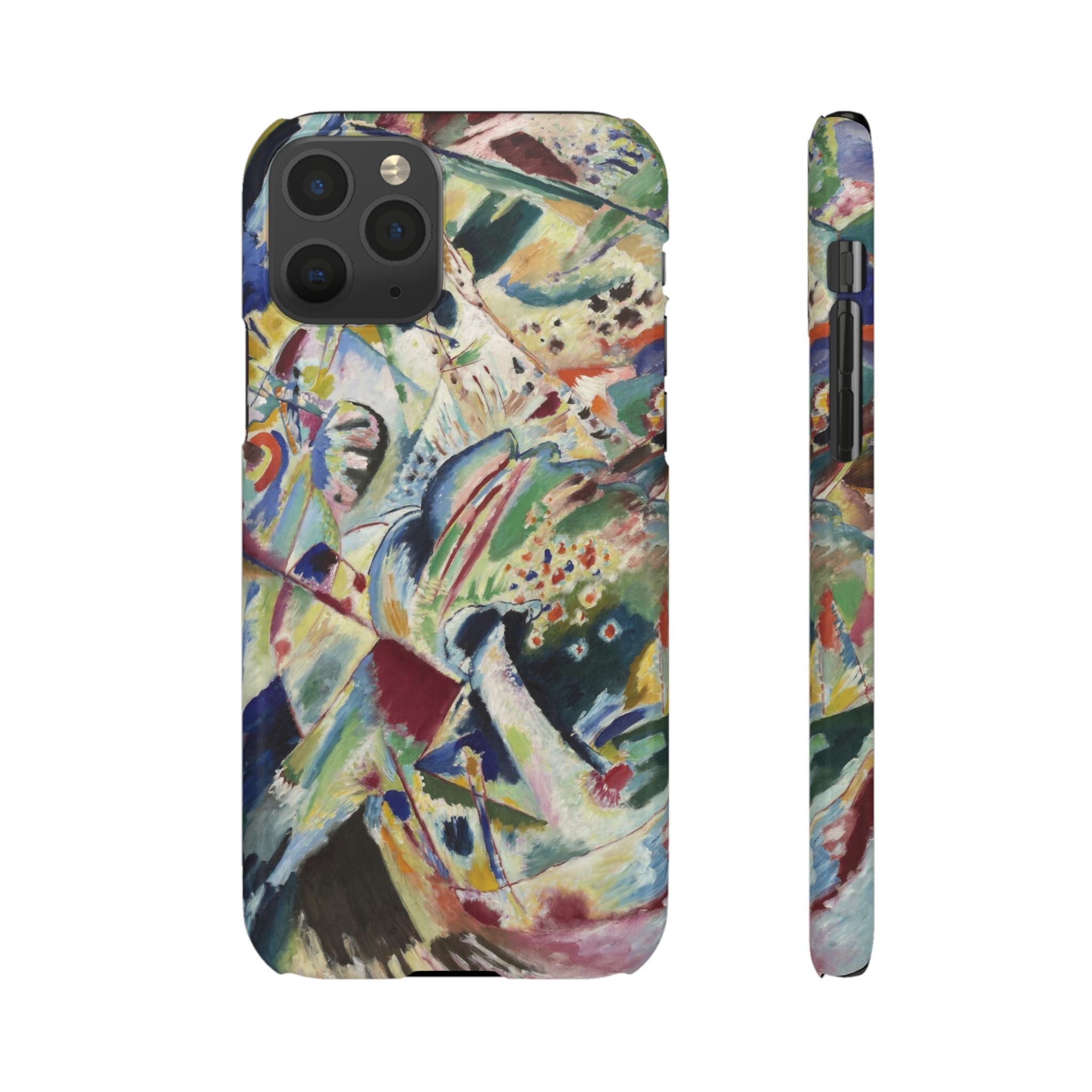 Panel for Edwin R. Campbell No. 4 by Vasily Kandinsky - iPhone Slim Case