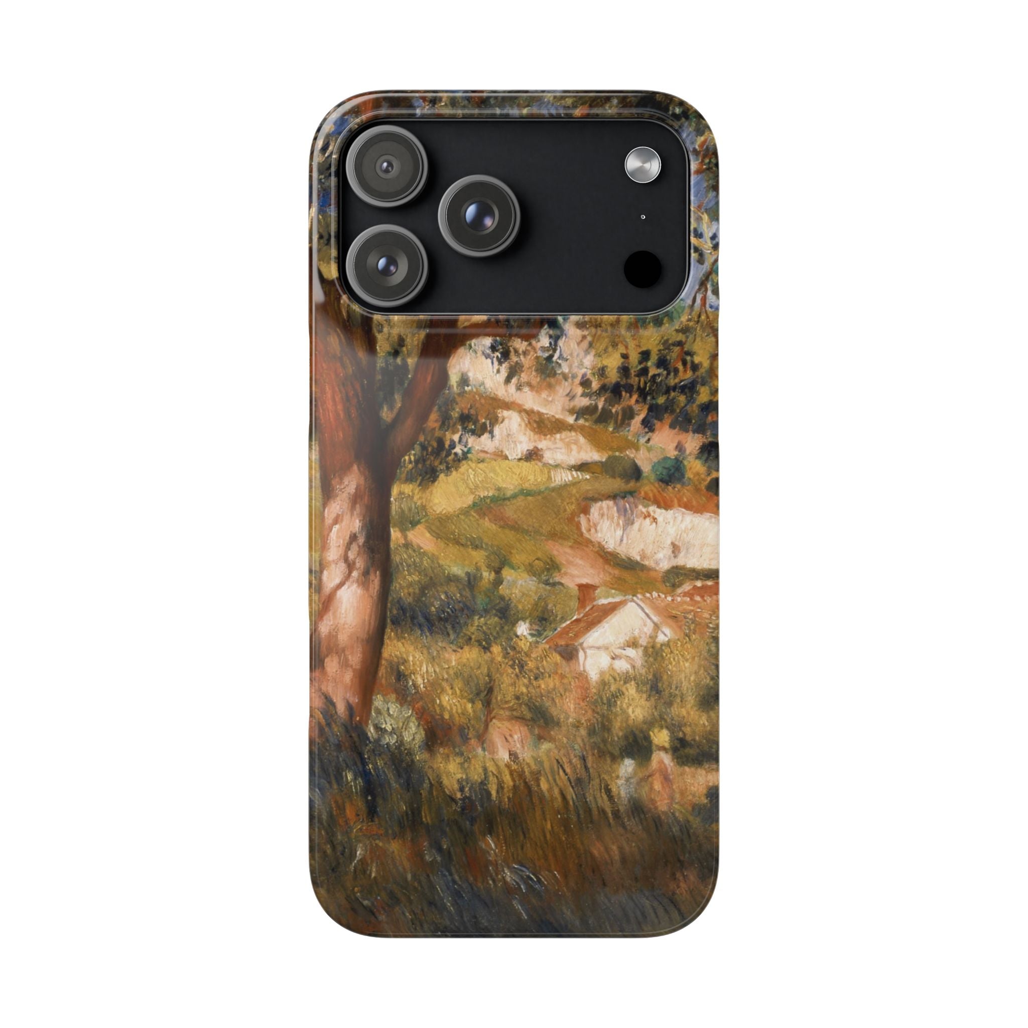 Paysage a La Roche Guyon by Pierre Auguste Renoir - iPhone Slim Case