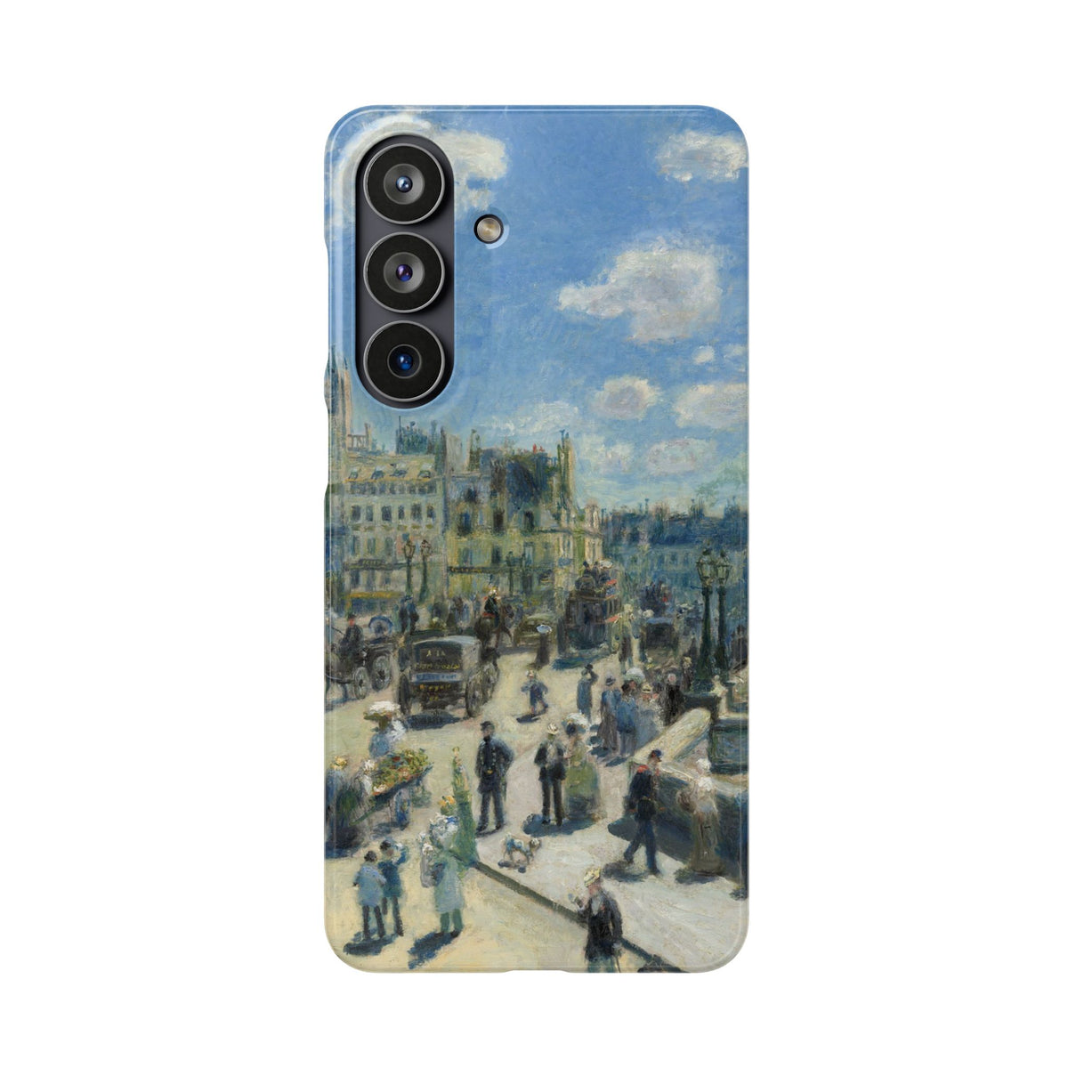 Pont Neuf Paris by Pierre Auguste Renoir - Samsung Slim Case