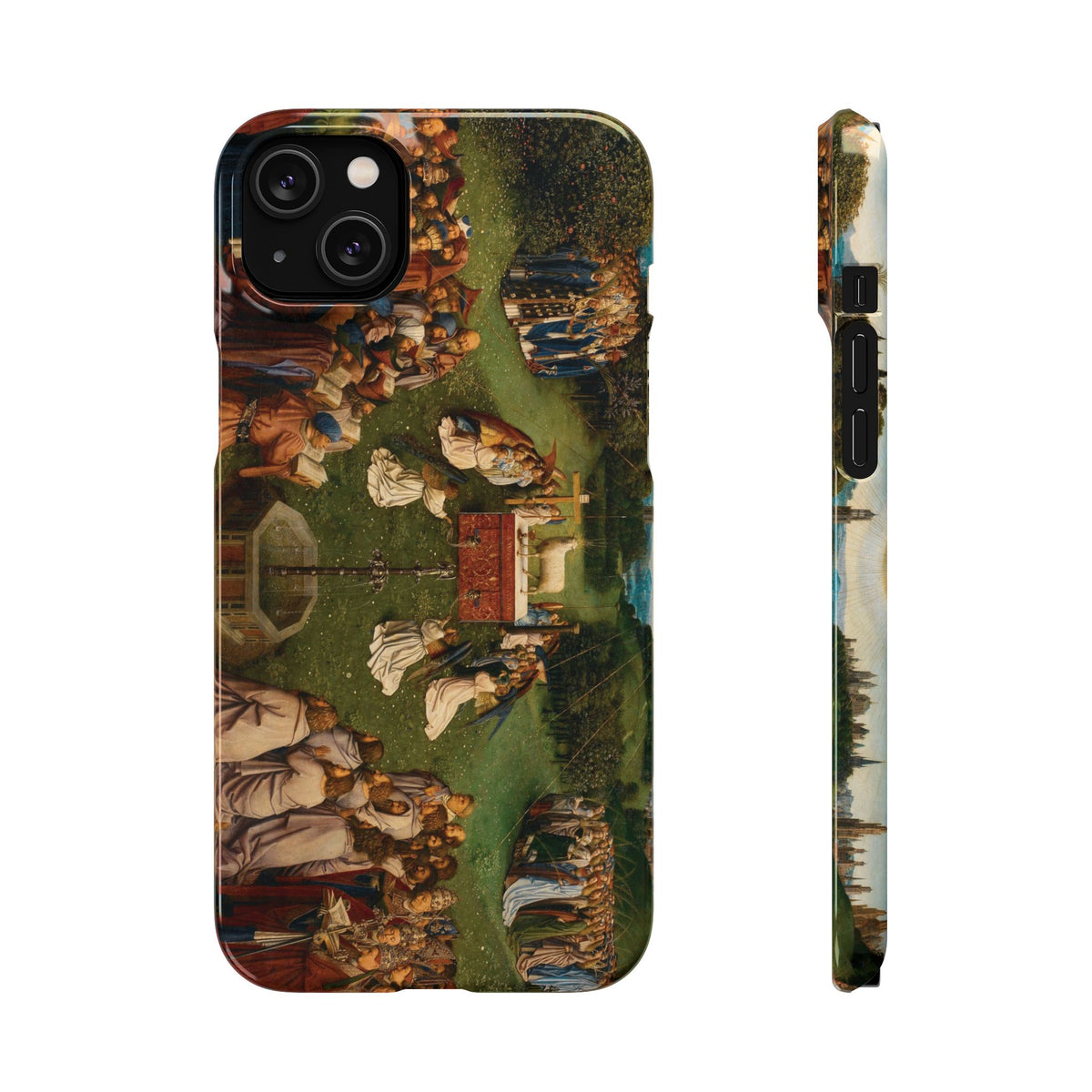 Adoration of the Lamb from the Ghent Altarpiece by Hubert van Eyck- iPhone Slim Case