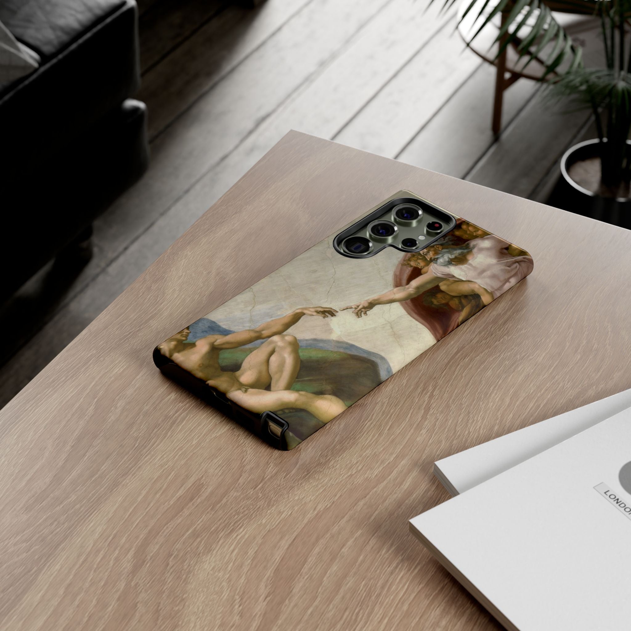 Creation of Adam by Michelangelo - Samsung Tough Case