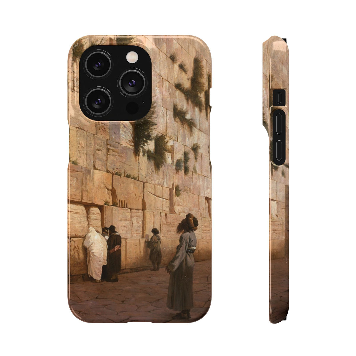 Le Mur des Lamentations by Jean-Leon Gerome - iPhone Slim Case