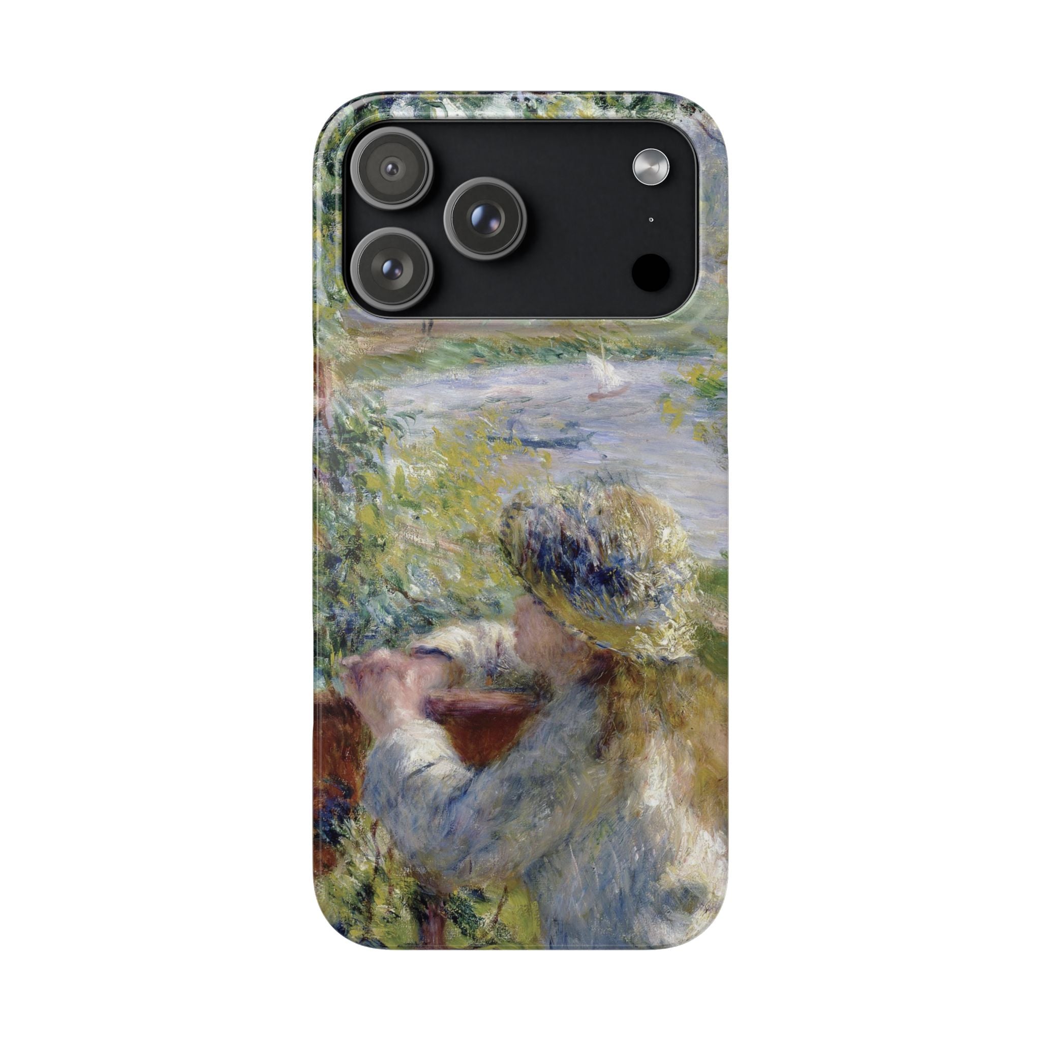 By the Water by Pierre Auguste Renoir - iPhone Slim Case