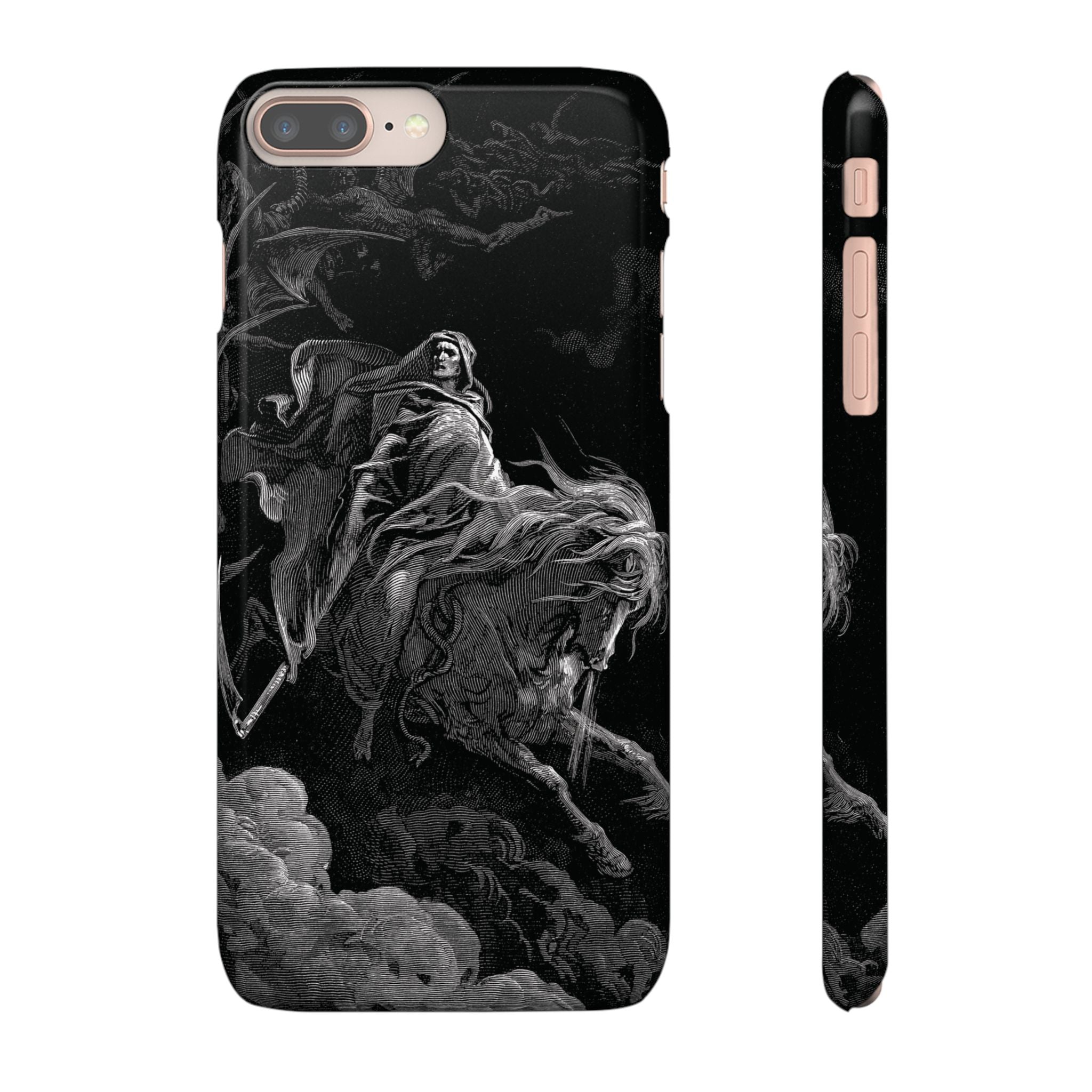 Death on the Pale Horse by Gustave Dore - iPhone Slim Case