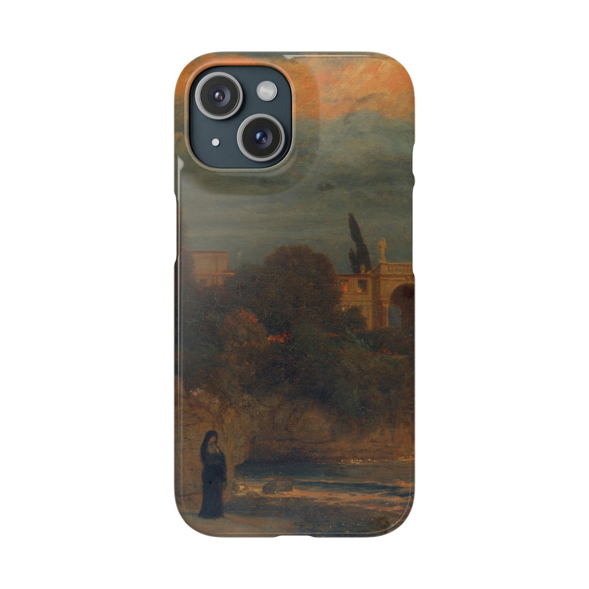 Villa by the Sea by Arnold Böcklin - iPhone Slim Case