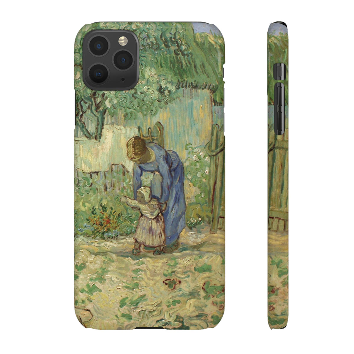 First Steps after Millet by Vincent van Gogh - iPhone Slim Case