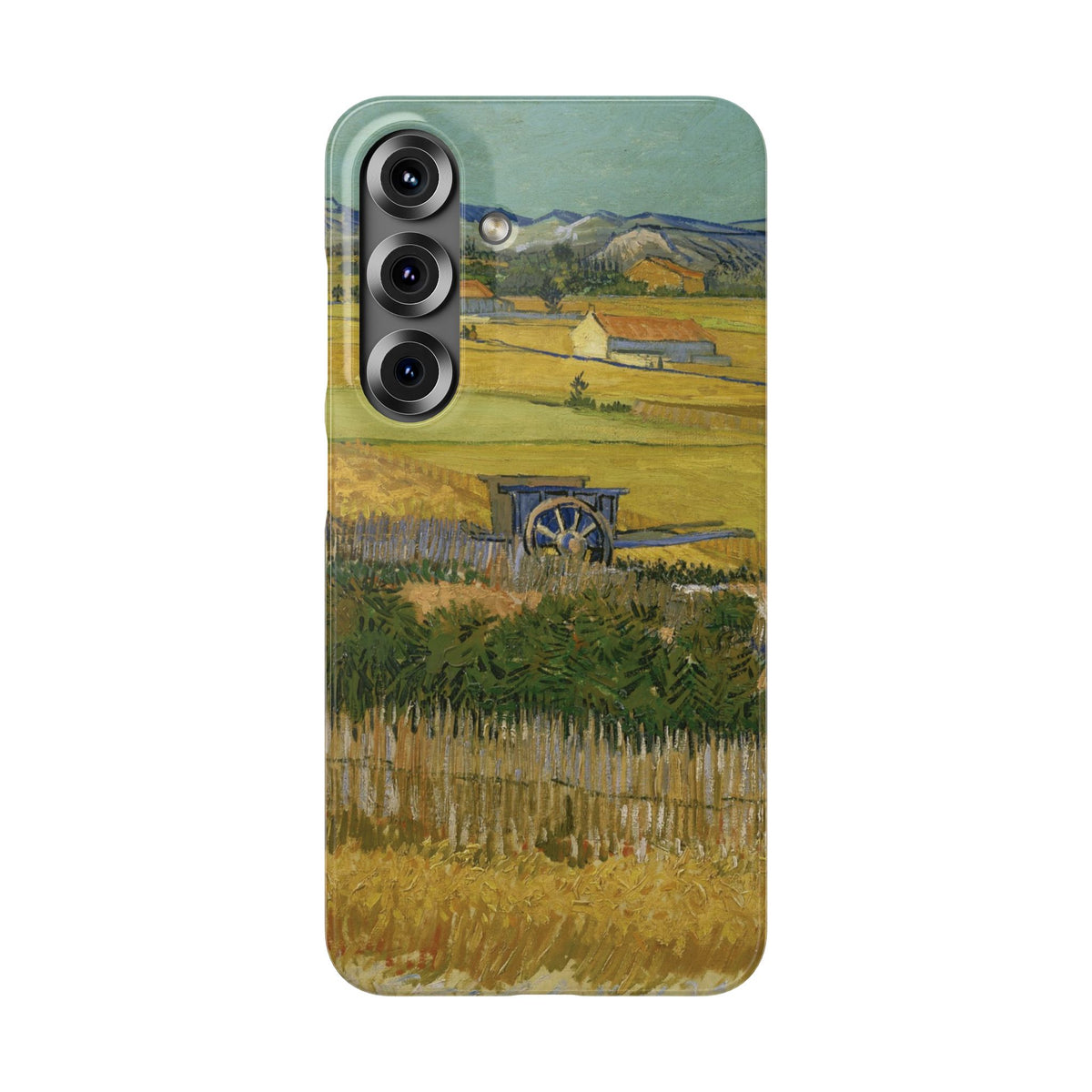 Harvest at La Crau by Vincent van Gogh - Samsung Slim Case