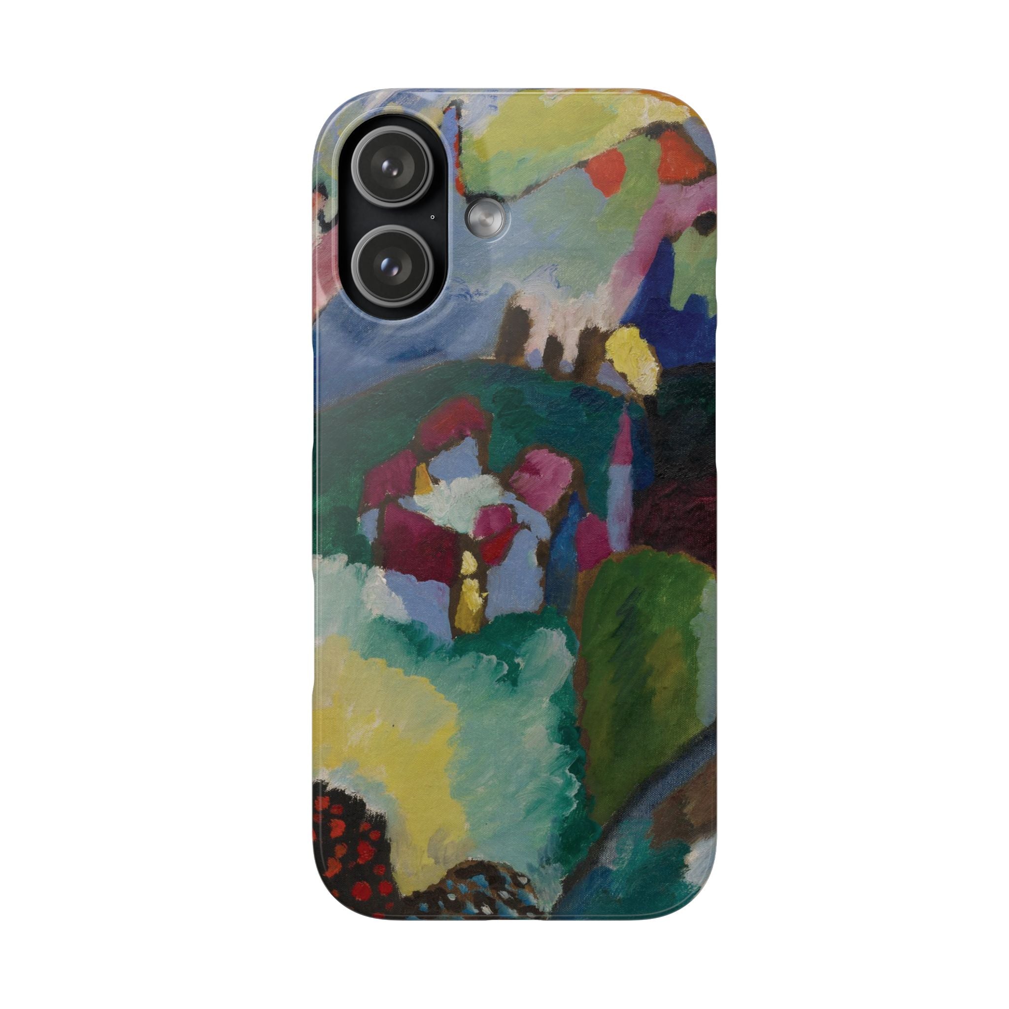 Landscape with Factory Chimney by Vasily Kandinsky - iPhone Slim Case