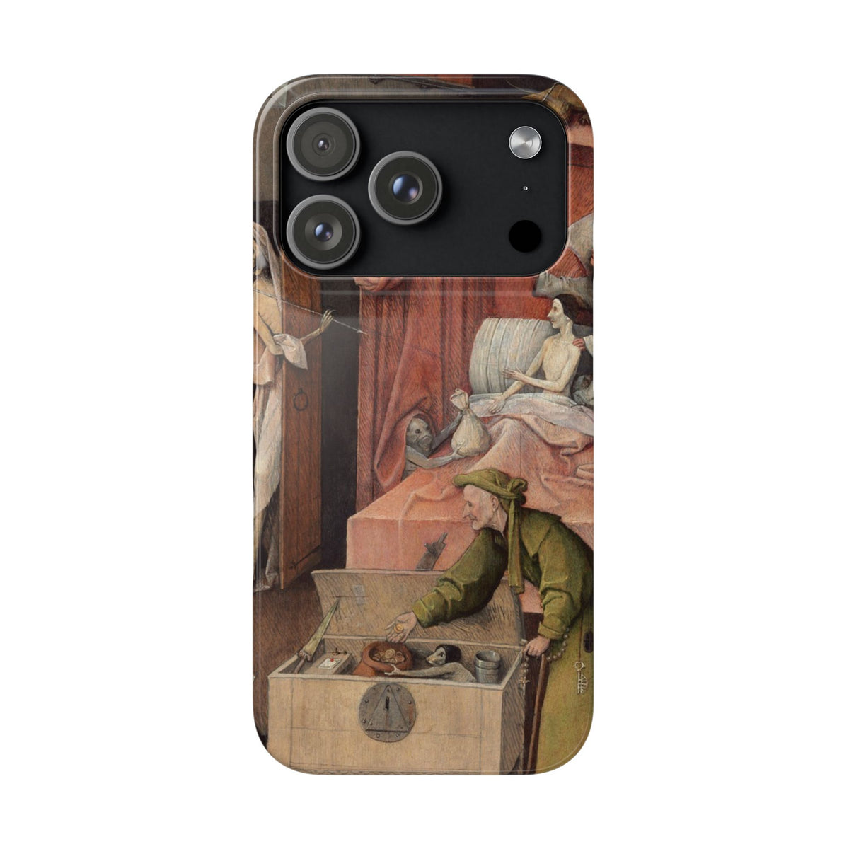 The Death of the Miser by Hieronymus Bosch - iPhone Slim Case
