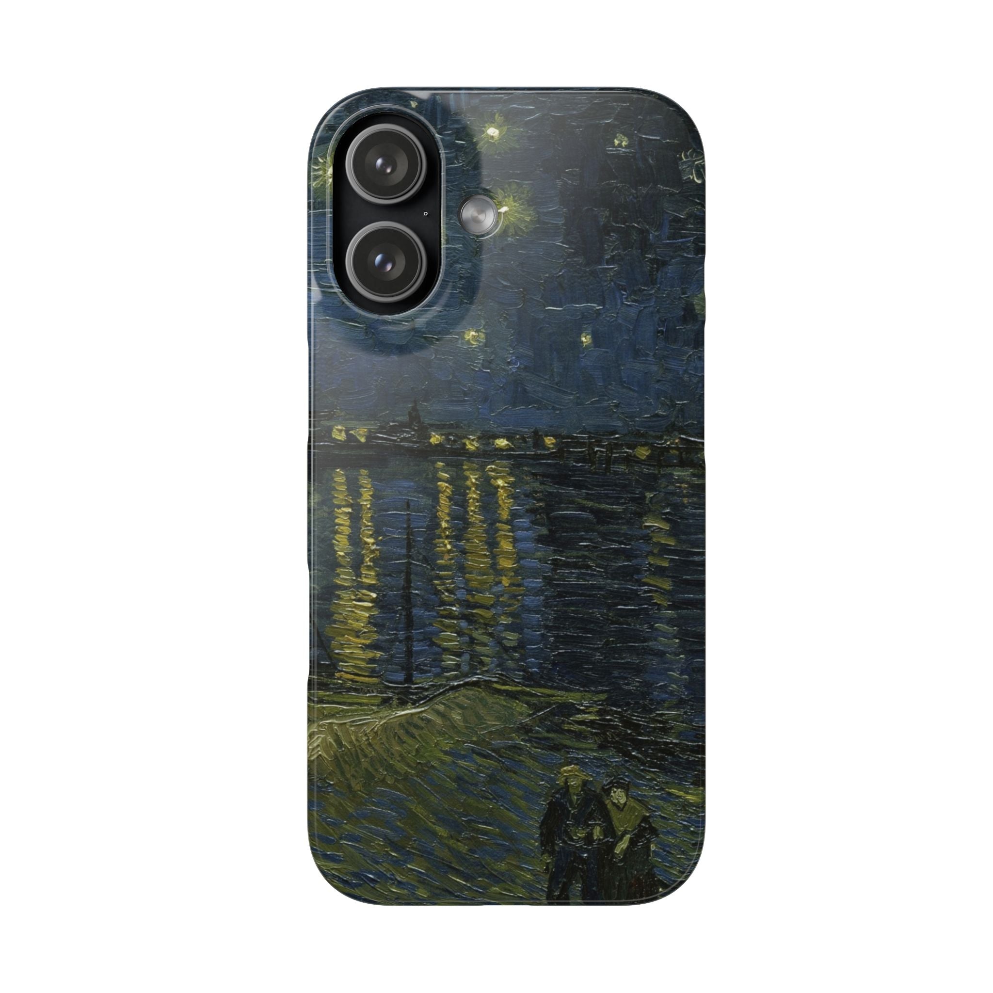 Starry Night  Over the Rhône by Van Gogh - iPhone Slim Case