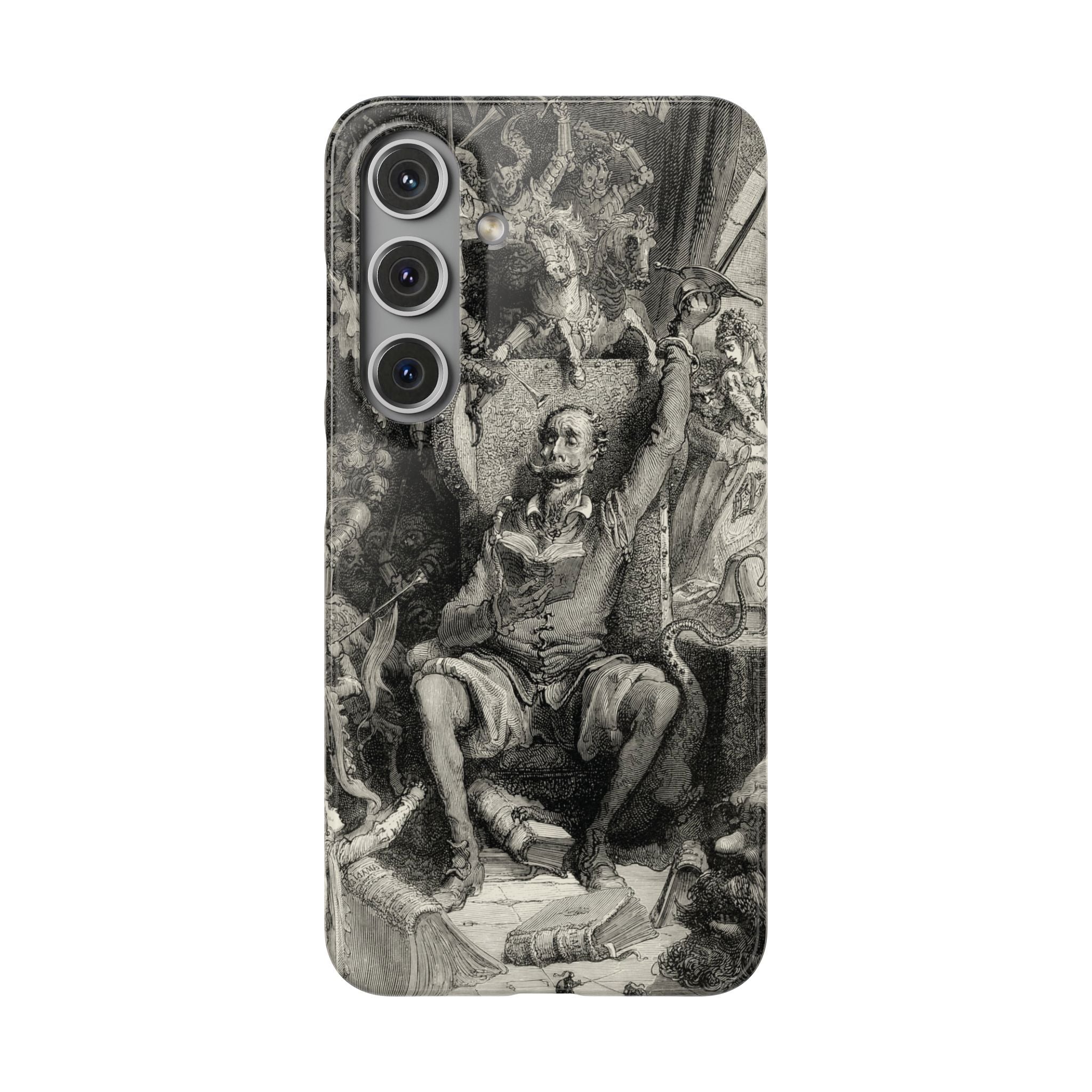 Don Quixote and His Visions by Gustave Doré - Samsung Slim Case