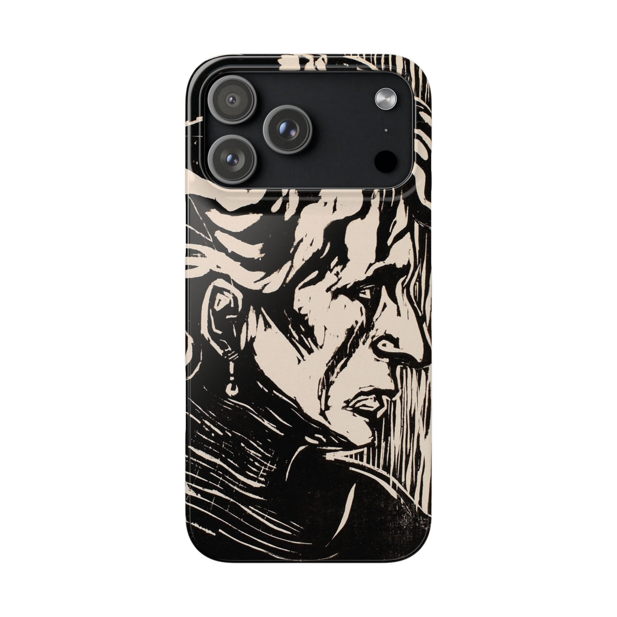 Portrait of an Elderly Lady by Edvard Munch - iPhone Slim Case