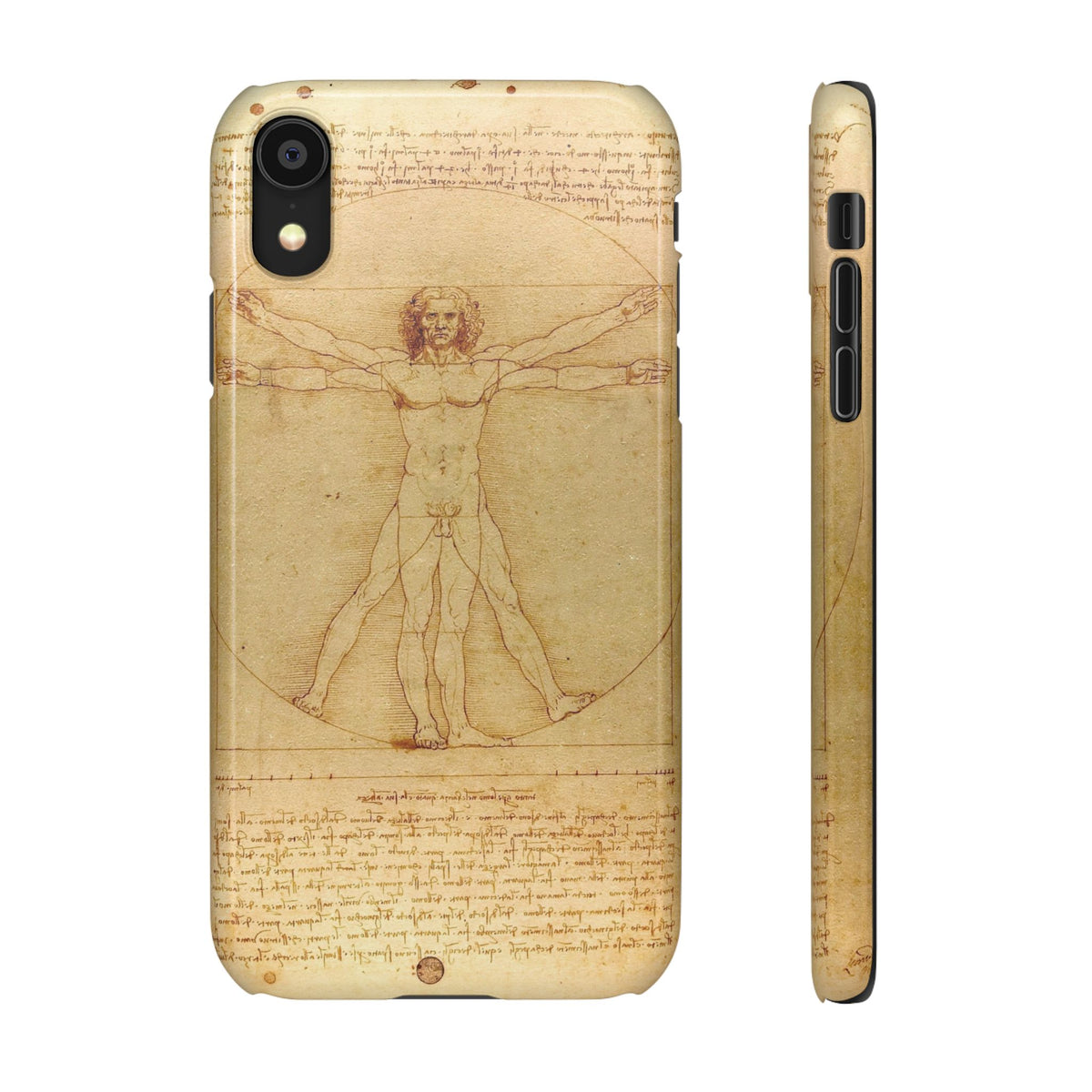 The Vitruvian Man by Leonardo da Vinci - iPhone Slim Case