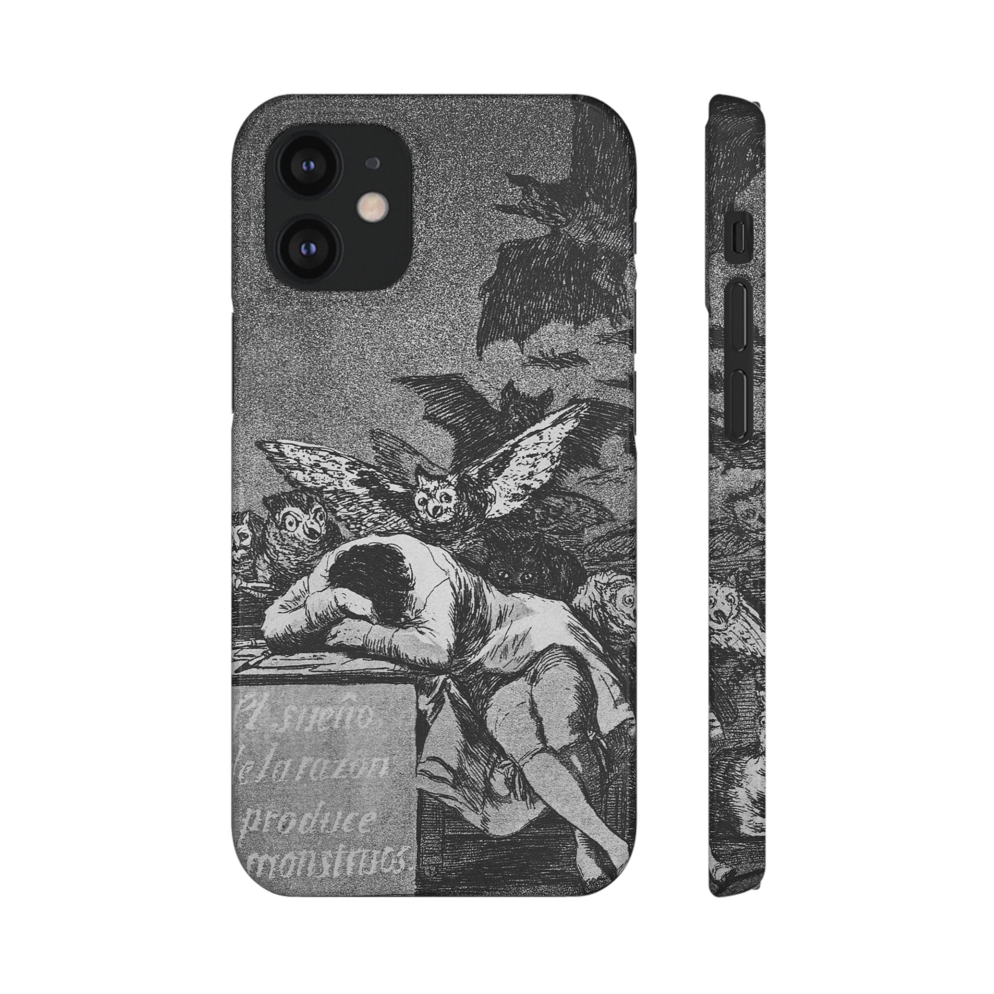 The Sleep of Reason Produces Monsters by Francisco Goya - iPhone Slim Case