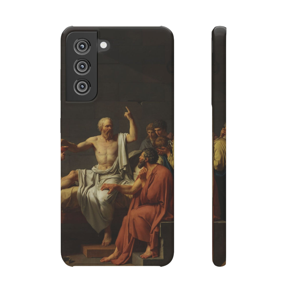 The Death of Socrates by Jacques-Louis David - Samsung Slim Case