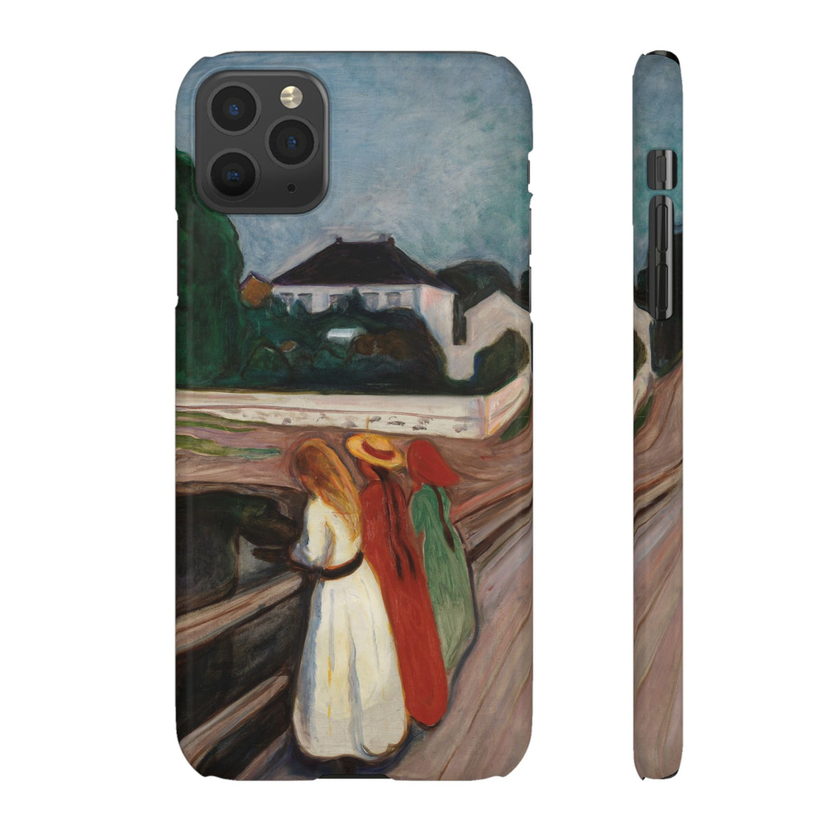 The Girls on the Bridge by Edvard Munch - iPhone Slim Case