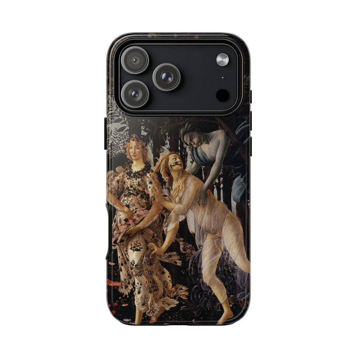 Flora and Zephyr from Primavera by Sandro Botticelli - iPhone Tough Case