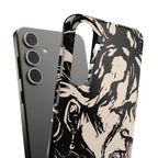 Bildnis einer älteren Dame von Edvard Munch - Samsung Slim Case